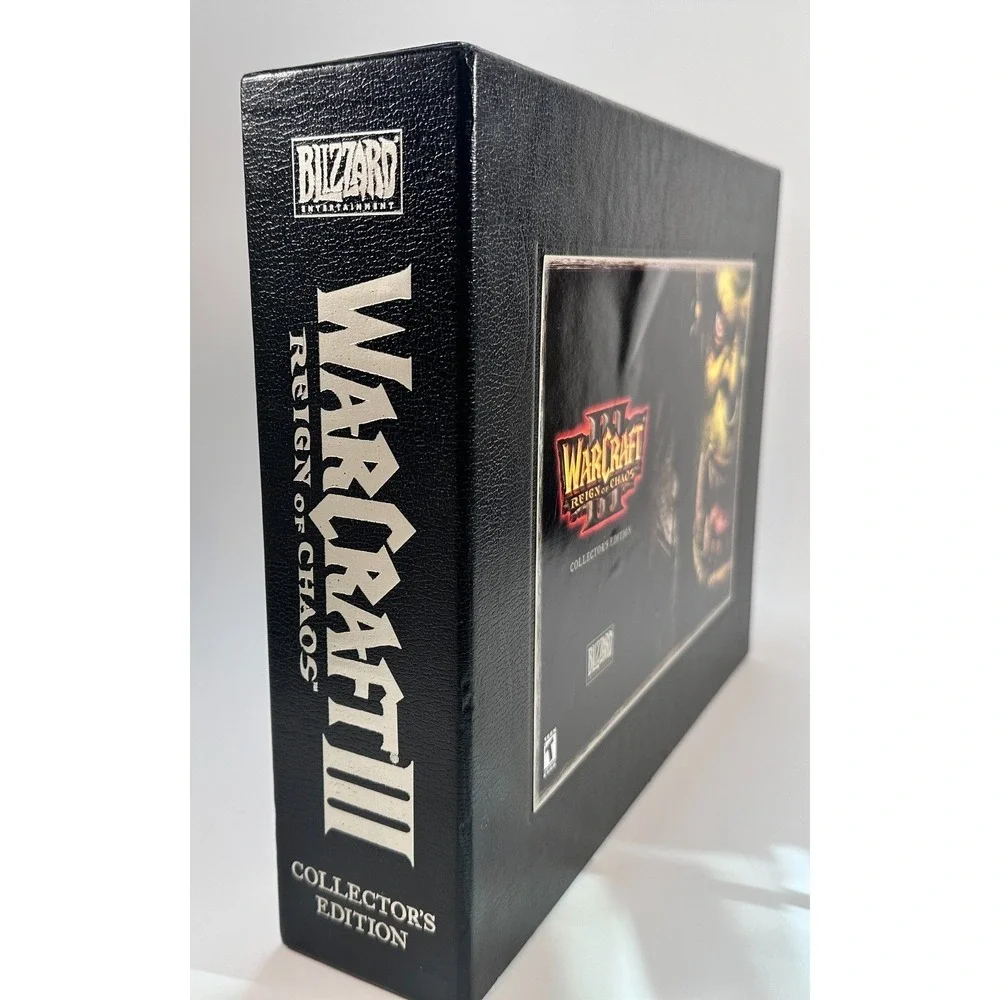 WARCRAFT III 3 Reign of Chaos Game Collector's Edition Blizzard COMPLETE Box Set